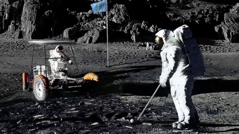 golf played on the moon